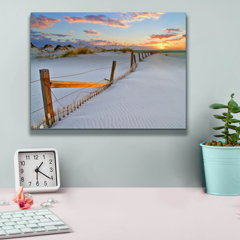 «White Sand Beach Sunset» par Ezra Tanner, H 12 po x l 16 po x P 0,75 po