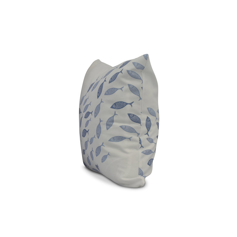 Housse et insert de coussin de plage Beach, H 16 po x l 16 po, Bleu