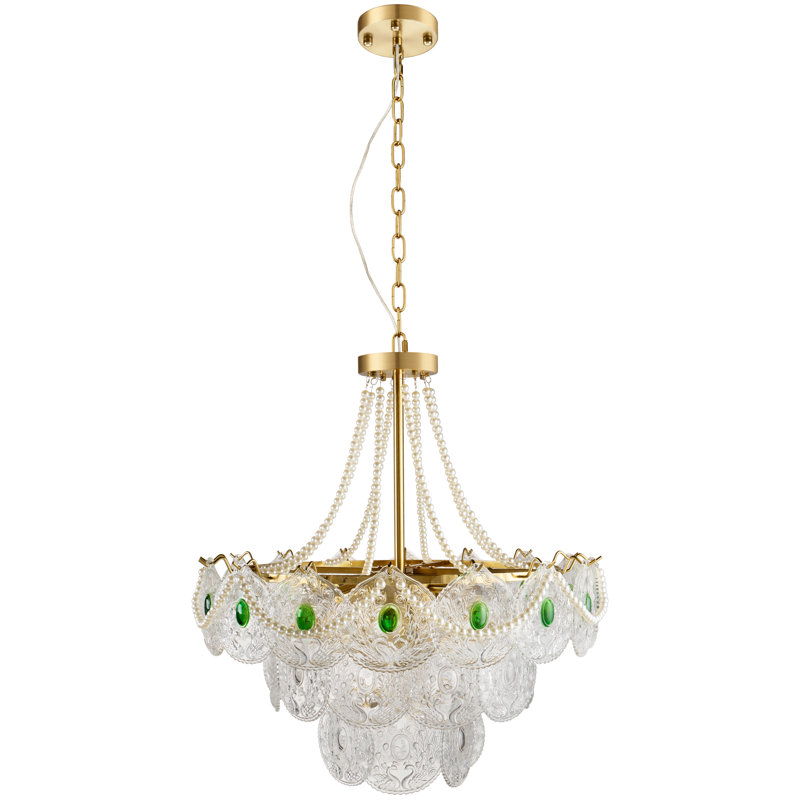 Lustre en cristal à 8 lumières Gautious