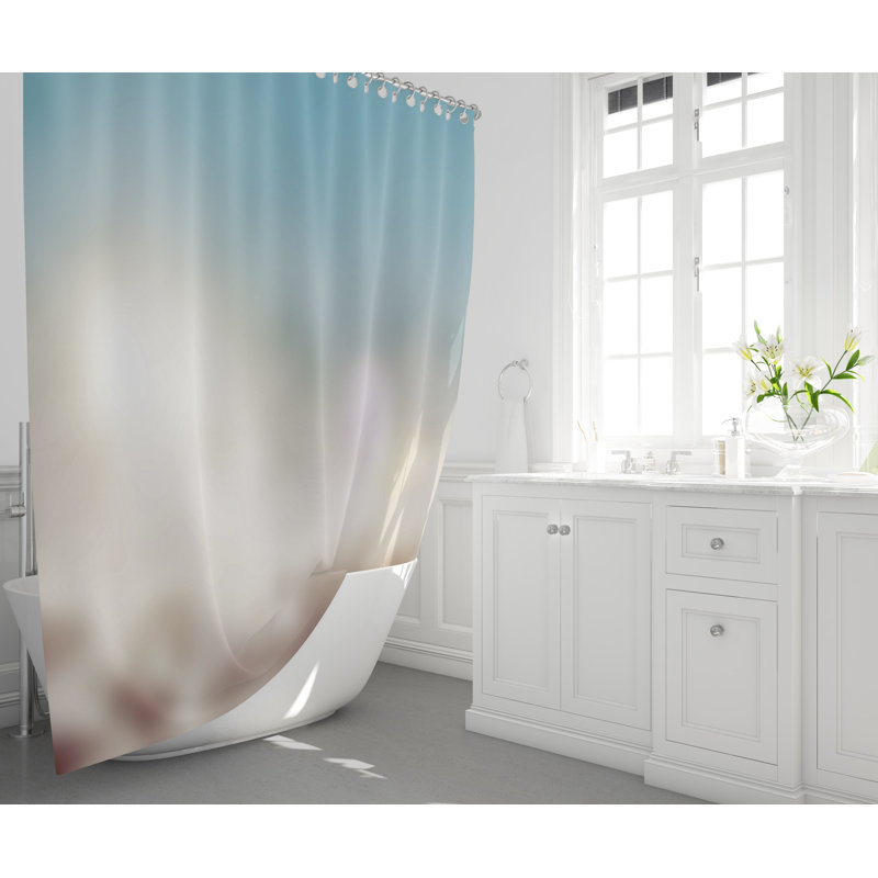 Rideau de douche simple Ombre, H 93 po x l 70 po