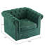 Fauteuil club pivotant rembourré Danyiel Chesterfield