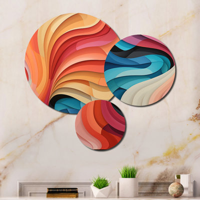 Abstract Wall Decor on Metal