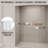 56-60 In. W X 72 In. H Double Sliding Shower Door, Semi-Frameless Bypass Bathroom Sliding Door With 1/4" (6Mm) Tempered Glass For Walk-In Shower-114613393
