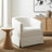 Upholstered Swivel Barrel Chair-806823570