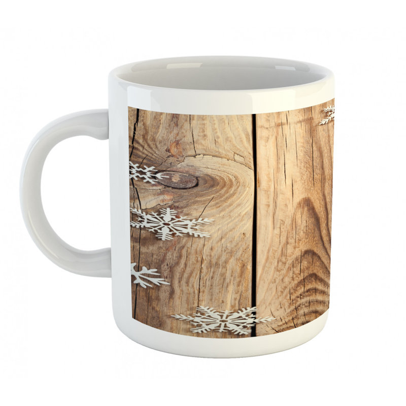 Grande tasse à café flocons