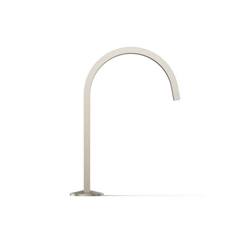 Components™ Bathroom Sink Spout with Ribbon Design, Vibrant Brushed Nickel
