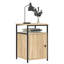 Macbean 40cm W Iron Bedside Table-1156043375-1190499506