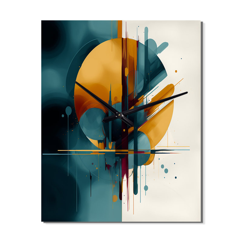 Horloge murale moderne Jasonn, H 32 po x l 16 po x P 1 po