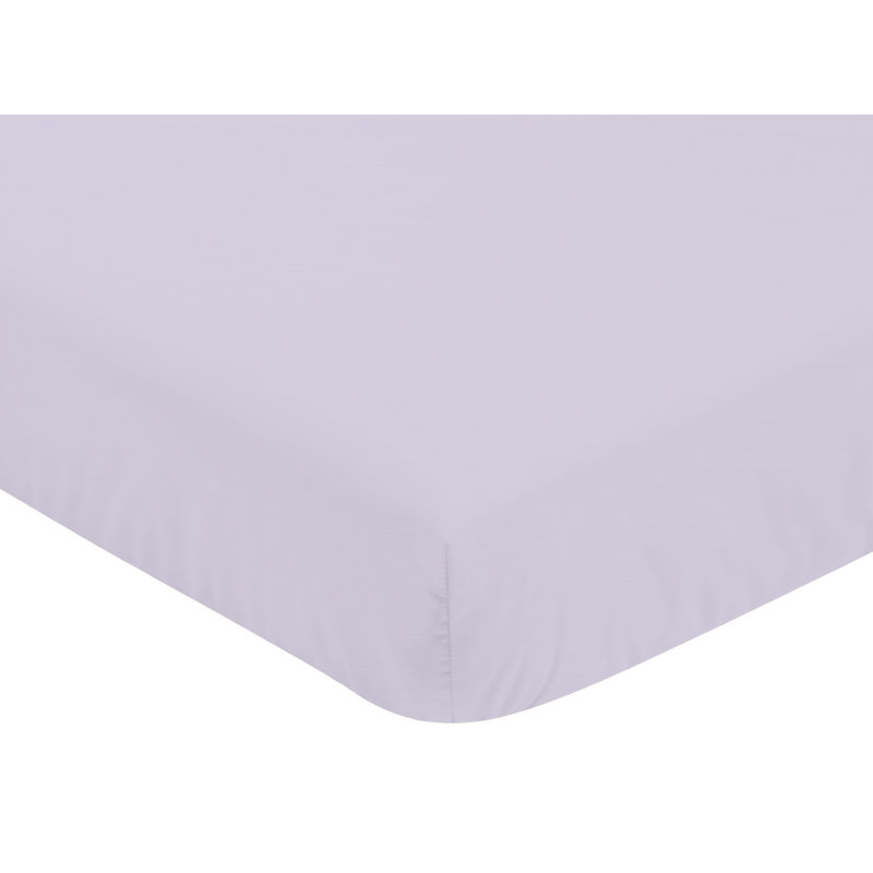 Drap-housse pour lit de bébé Rose Lace, Violet