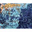 Tapis argenté et bleu noué à la main de haute qualité-99400131