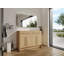 Meuble-lavabo autoportant 48 po, 4 portes à fermeture douce, contreplaqué de chêne original (meuble-lavabo seulement) | Idée cadeau