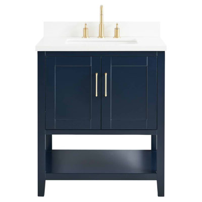 Sheraton 30" Freestanding Standard Single Bathroom Vanity with Top