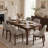 Bason Upholstered Faux Leather Dining Chairs Set Of 6-116530376-118303070