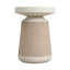 Table d'appoint sculpturale moderne Mgo Sienna