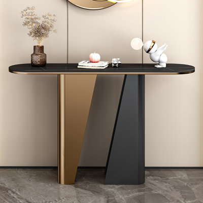 Italian light luxury style console table
