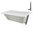 60'' x 32'' Acrylic Soaking Drop-In Bathtub, Drain Included-97545243