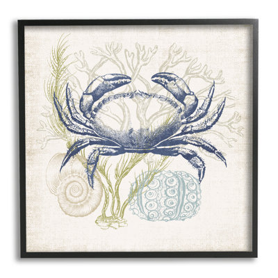 Superposition botanique crabe océanique rustique-ao-750