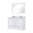 Dukes 48 in. W x 22 in. D Double Bath Vanity, Faucet Set, & 46 in. Mirror-112873892-74095227