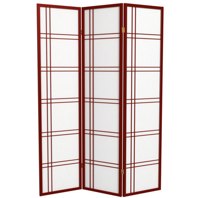 Keitez 58.75" Tall Rice Paper Folding Room Divider by Winston Porter