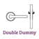 Alpine Lever 87 Full Dummy Set with Square Rose