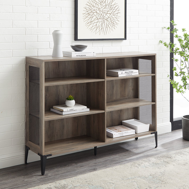 Nazarene Bookcase, Gray Wash