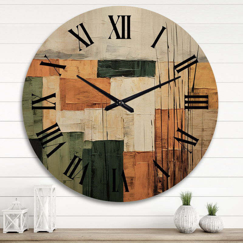 Horloge murale cubique Cubism, Très grand