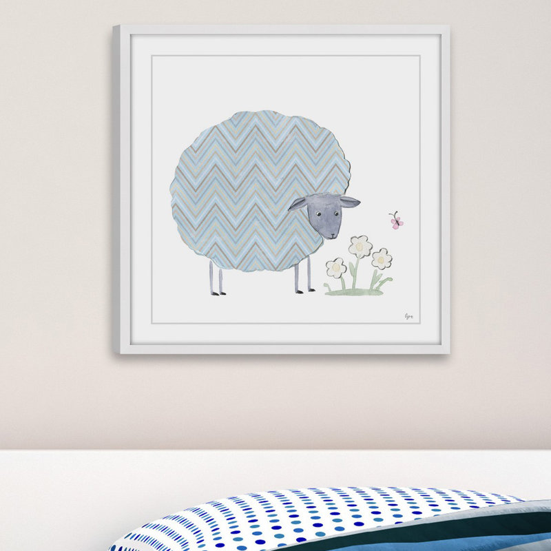 «Quality Wool», reproduction encadrée, H 18 po x l 18 po x P 1,5 po