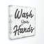 «Wash Your Hands Bathroom Neutral Gray Word Design», art textuel-1539390468-1539390471