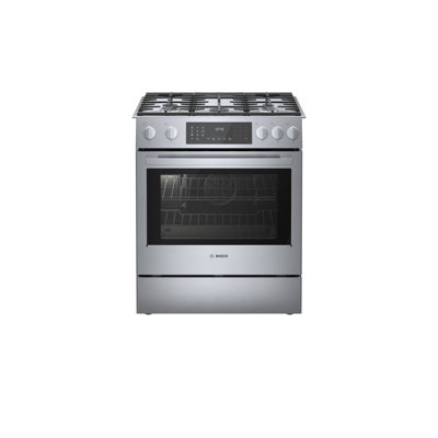 BenchmarkÂ® 30"" 4.6 cu ft. Slide-in Dual Fuel Range -  Bosch, HDIP056U