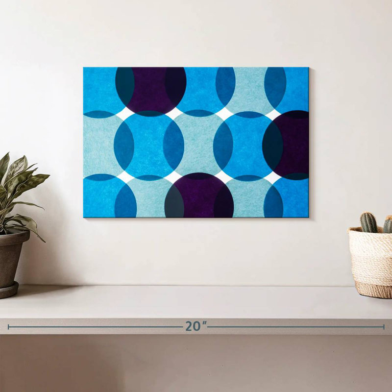 Cercle abstrait Avery, H 8 po x l 12 po