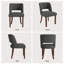 Chaise d'appoint rembourrée en bois massif-2022133708