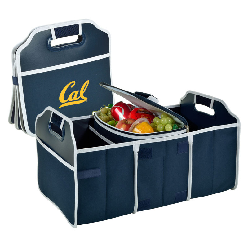 3-Section Folding Trunk Organizer With Cooler