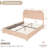 Lovensky Upholstered Wool Platform Bed-683026626-704515186