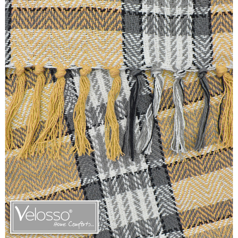 Riascos Throw Blanket, Yellow