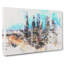 Moscow Russia Skyline Watercolour - Wrapped Canvas-56664329