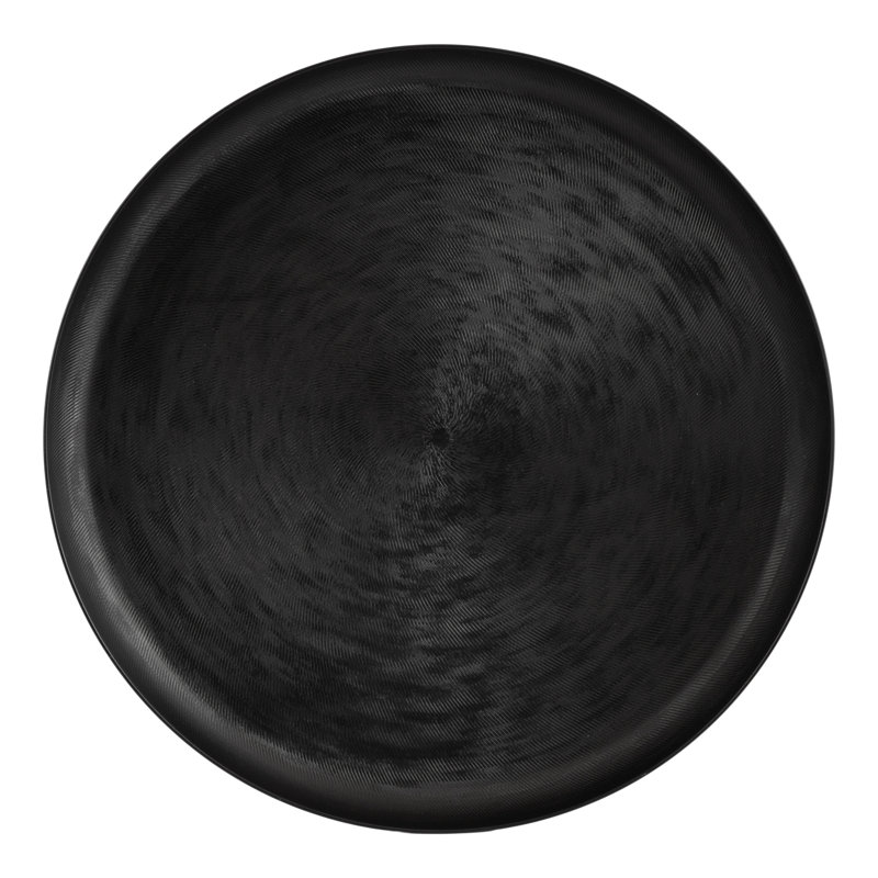 Hensley Aluminum Tray, Black, 1.5" H x 16.25" W x 16.25" D
