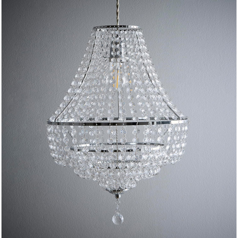 Darlene 1 - Light Chrome Pendant