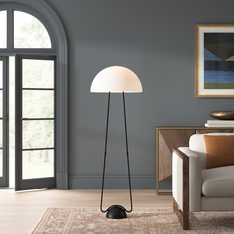 Romaine 57.5'' Steel Floor Lamp