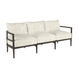 Santa Barbara 86.63" Wide Outdoor Patio Sofa with Cushions