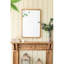 Miroir en bois de 24 po x 36 po avec caractère pour le salon, la chambre à coucher - Créez un décor douillet et élégant