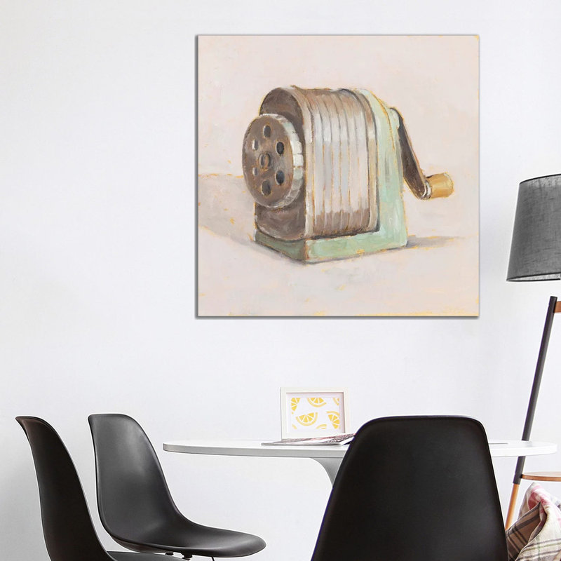 "Old School III" par Ethan Harper, reproduction d’art, H 37 po x l 37 po x P 1,5 po, Toile tendue, Pas de tapis
