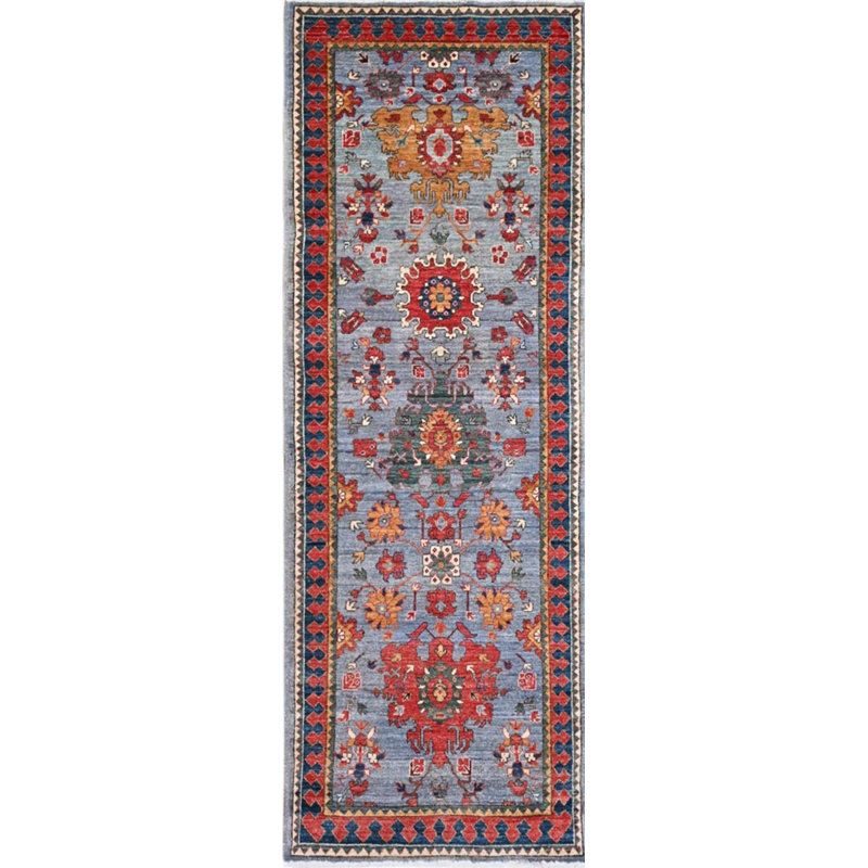 Transitional One-of-a-Kind Runner 2'9" X 8'1" Runner Wool Area Rug