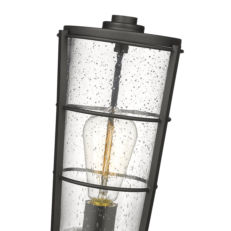 Charli Seeded Pier Mount Light, 17.25" H x 6" W x 6" D