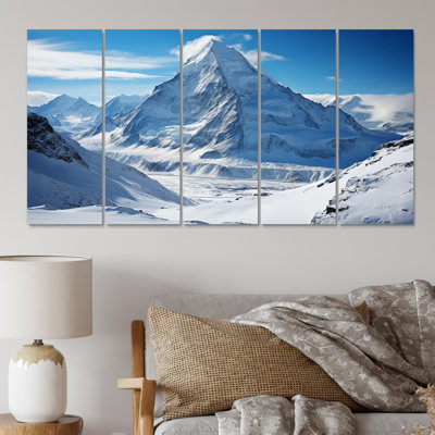 «Winter Snowy Peaks IV», 5 pièces