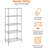Cupertino 23.2'' W Steel Shelving Unit-283133622