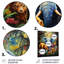 «Blue Animal Playground Nursery I», art mural en métal-101153513