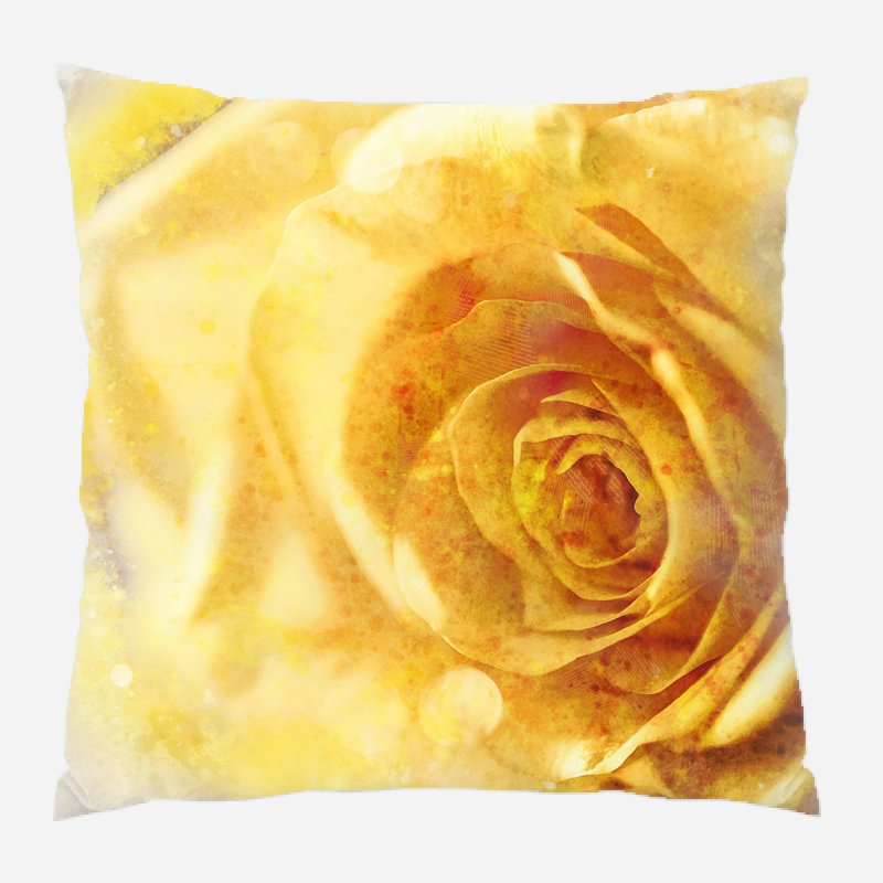 Coussin rose Zamarripa, Microsuède, Intérieur