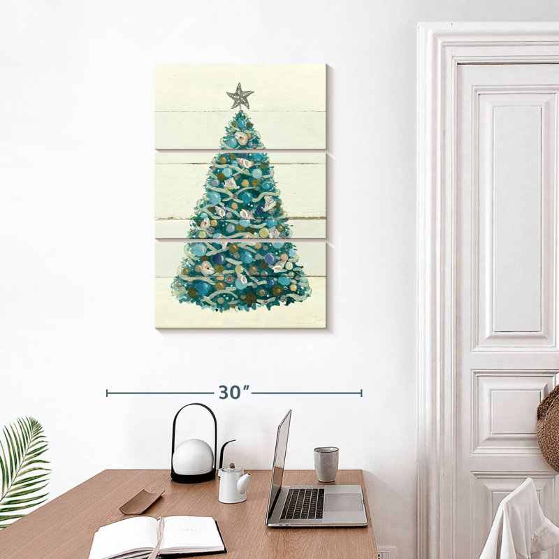 Lelend Christmas Shell Tree, 32" H x 20" W