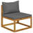 5 Piece Lounge Chair with Cushions-1725574949