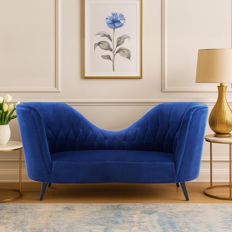 Pineville Velvet Chaise Lounge